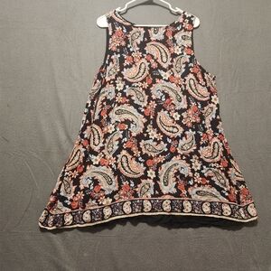 J Jill Sixe XL Multicolor Paisley Floral